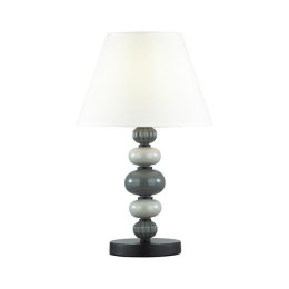 Лампа настольная 4896/1T Odeon Light Exclusive Черный матовый/светло-серый/серый/молочный