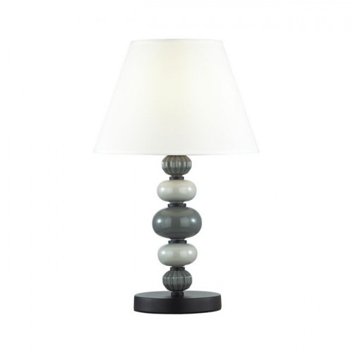 Лампа настольная 4896/1T Odeon Light Exclusive Черный матовый/светло-серый/серый/молочный