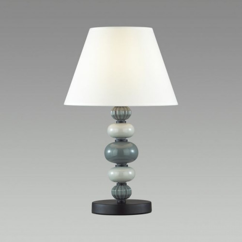 Лампа настольная 4896/1T Odeon Light Exclusive Черный матовый/светло-серый/серый/молочный