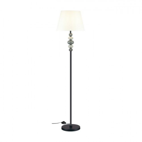 Торшер 4896/1F Odeon Light Exclusive Черный матовый/светло-серый/серый/молочный