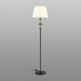 Торшер 4896/1F Odeon Light Exclusive Черный матовый/светло-серый/серый/молочный