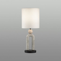 Лампа настольная 5410/1T Odeon Light Exclusive Черный матовый/бежевый/теплый беж