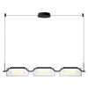 Люстра 5003/30L Odeon Light Черный матовый/прозрачный/стекло