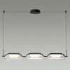 Люстра 5003/30L Odeon Light Черный матовый/прозрачный/стекло