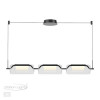 Люстра 5003/30L Odeon Light Черный матовый/прозрачный/стекло