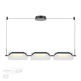 Люстра 5003/30L Odeon Light Черный матовый/прозрачный/стекло