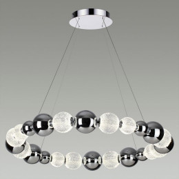 Люстра 5007/45L Odeon Light Хром/прозрачный/металл/акрил