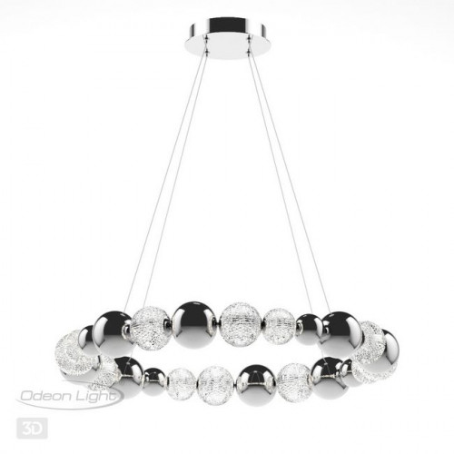 Люстра 5007/45L Odeon Light Хром/прозрачный/металл/акрил