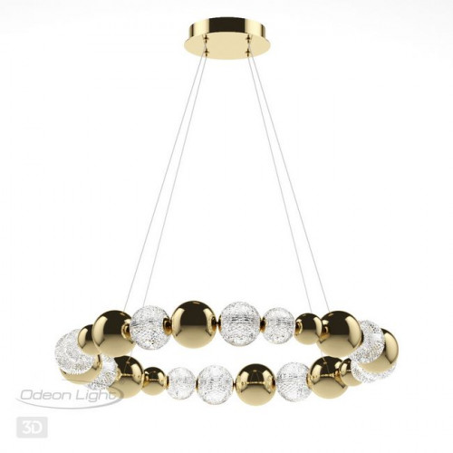 Люстра 5008/45L Odeon Light Золотой/прозрачный/металл/акрил