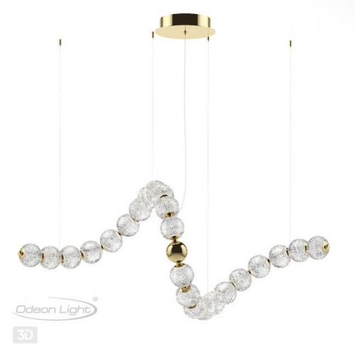 Люстра 5008/92L Odeon Light Золотой/прозрачный/металл/акрил