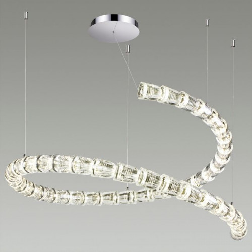 Люстра 5010/129L Odeon Light Хром/прозрачный/металл/акрил