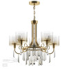 Люстра 4886/5 Odeon Light Exclusive Бронзовый/янтарный/прозрачный
