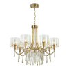 Люстра 4886/7 Odeon Light Exclusive Бронзовый/янтарный/прозрачный