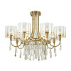 Люстра 4886/7 Odeon Light Exclusive Бронзовый/янтарный/прозрачный