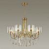 Люстра 4886/7 Odeon Light Exclusive Бронзовый/янтарный/прозрачный