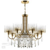 Люстра 4886/7 Odeon Light Exclusive Бронзовый/янтарный/прозрачный