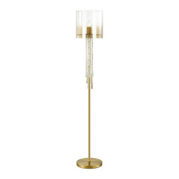 Торшер 4886/1F Odeon Light Exclusive Бронзовый/янтарный/прозрачный