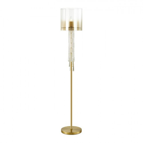 Торшер 4886/1F Odeon Light Exclusive Бронзовый/янтарный/прозрачный