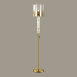 Торшер 4886/1F Odeon Light Exclusive Бронзовый/янтарный/прозрачный