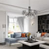 Люстра 4890/7 Odeon Light Exclusive Черный хром/дымчатый/прозрачный