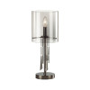 Лампа настольная 4890/1T Odeon Light Exclusive Черный хром/дымчатый/прозрачный