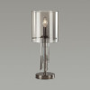 Лампа настольная 4890/1T Odeon Light Exclusive Черный хром/дымчатый/прозрачный