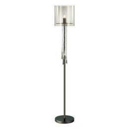 Торшер 4890/1F Odeon Light Exclusive Черный хром/дымчатый/прозрачный