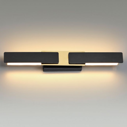 Светильник настенный 4991/9WL Odeon Light Черный/золотой/металл/акрил