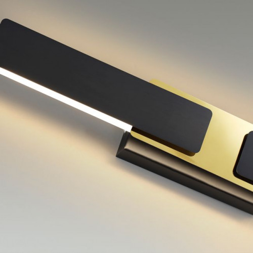 Светильник настенный 4991/9WL Odeon Light Черный/золотой/металл/акрил