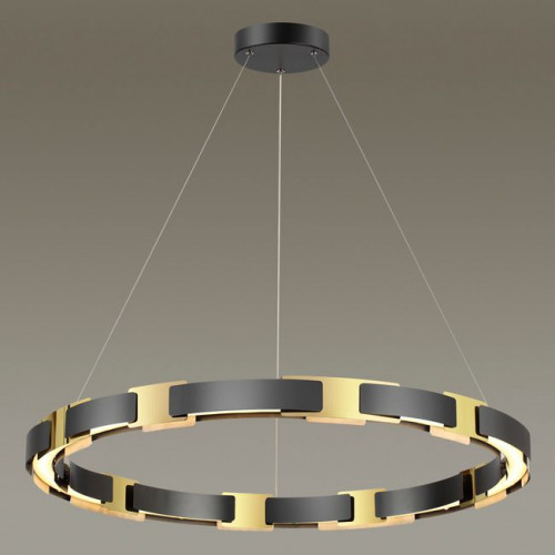 Люстра 4991/80L Odeon Light Черный/золотой/металл/акрил
