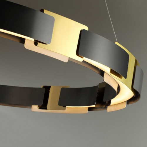 Люстра 4991/80L Odeon Light Черный/золотой/металл/акрил