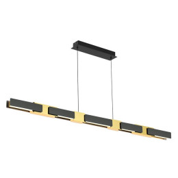 Люстра 4991/40L Odeon Light Черный/золотой/металл/акрил