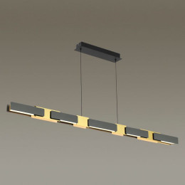 Люстра 4991/40L Odeon Light Черный/золотой/металл/акрил