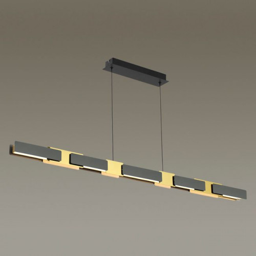 Люстра 4991/40L Odeon Light Черный/золотой/металл/акрил