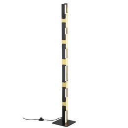 Торшер 4991/36FL Odeon Light Черный/золотой/металл/акрил