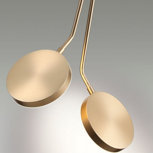 Светильник подвесной 5011/16L Odeon Light Золотой матовый/белый/металл/акрил