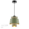 Светильник подвесной 4992/1A Odeon Light Светло-зеленый/золотой/металл/экокожа