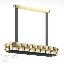 Люстра 4993/80LA Odeon Light Золотой/черный/металл/акрил