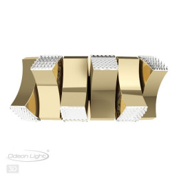 Светильник настенный 4993/12WL Odeon Light Золотой/черный/металл/акрил