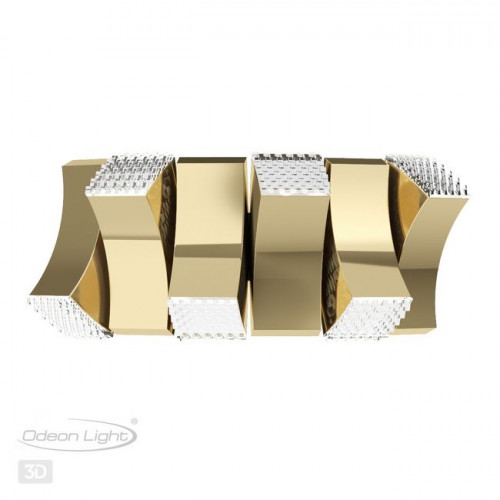 Светильник настенный 4993/12WL Odeon Light Золотой/черный/металл/акрил
