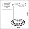Люстра 4993/45L Odeon Light Золотой/черный/металл/акрил