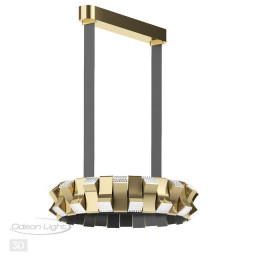 Люстра 4993/45L Odeon Light Золотой/черный/металл/акрил
