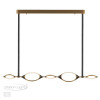 Люстра 4995/50L Odeon Light Матовый золотой/черный/металл/акрил/экокожа