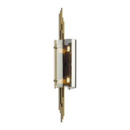 Светильник настенный 4895/2W Odeon Light Exclusive Античная бронза/дымчатый