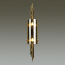 Светильник настенный 4895/2W Odeon Light Exclusive Античная бронза/дымчатый