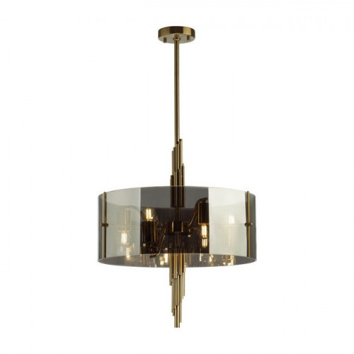 Люстра 4895/6 Odeon Light Exclusive Античная бронза/дымчатый