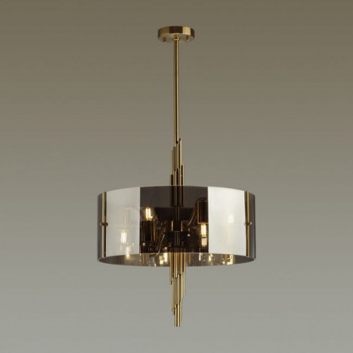 Люстра 4895/6 Odeon Light Exclusive Античная бронза/дымчатый