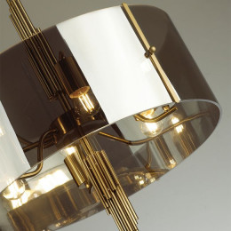 Люстра 4895/6 Odeon Light Exclusive Античная бронза/дымчатый