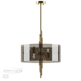 Люстра 4895/6 Odeon Light Exclusive Античная бронза/дымчатый