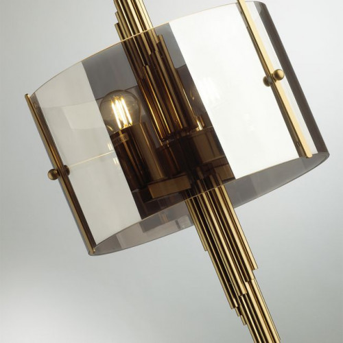 Лампа настольная 4895/2T Odeon Light Exclusive Античная бронза/дымчатый